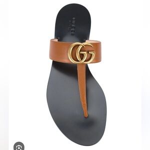 Gucci Brown Marmont sandals